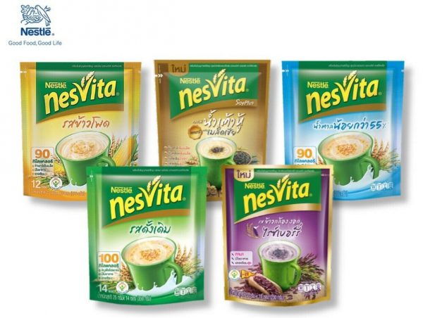 Nestle nesvita beverage instant breakfast cereal drink healthy no cholesterol