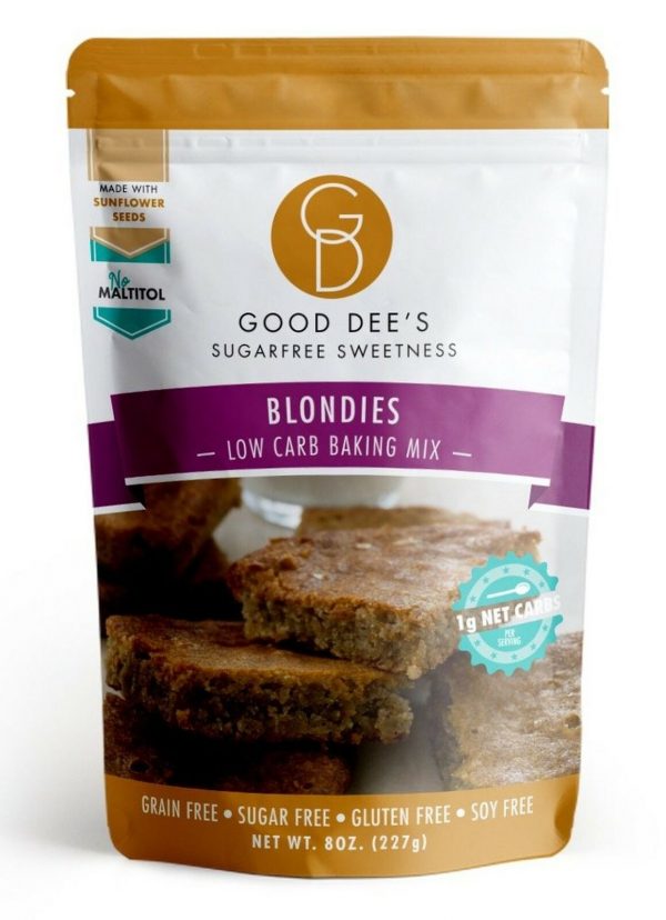 Good Dee's Blondie Mix-Low Carb, Sugar Free, Gluten Free, 8 oz