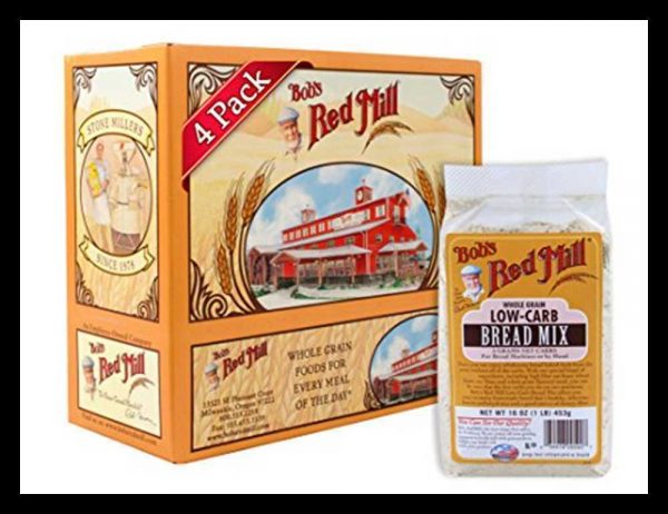 Bob's RED Mill Low Carb Bread Mix 16 OZ Pack Of 4 14 PACK OF