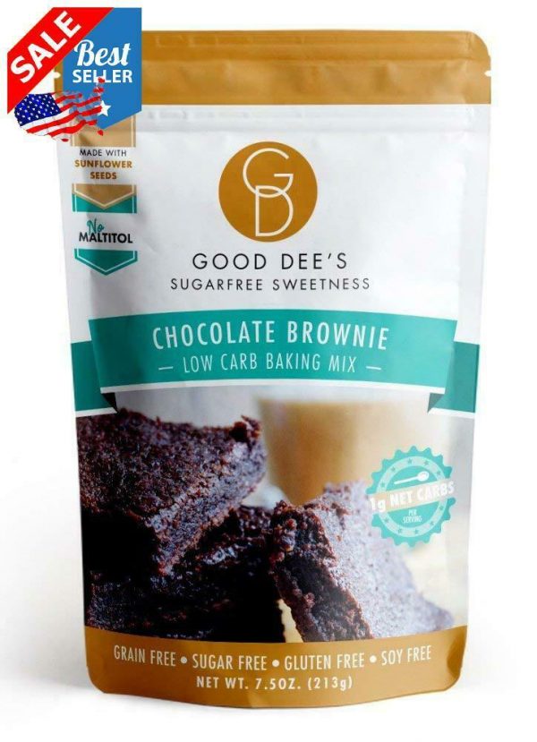 Good Dee'S Brownie Mix - Low Carb, Keto Friendly, Sugar Free, Gluten Free