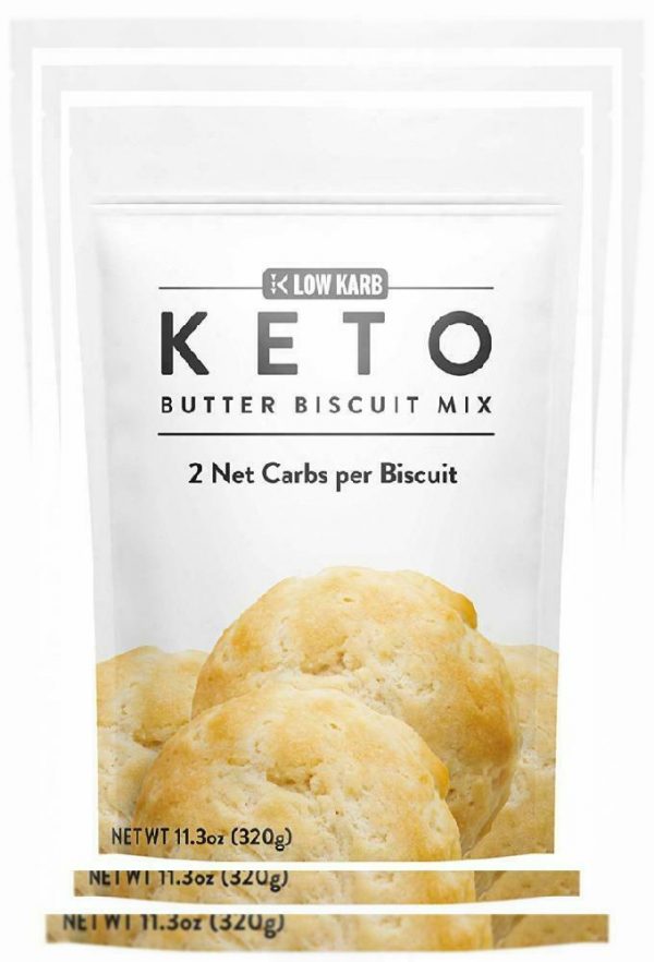 Low Karb - Keto Biscuits Mix - Low Carb Food - Easy to Bake - Breakfast - Only